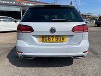 USED 2017 67 VOLKSWAGEN GOLF 2.0 TDI BlueMotion Tech GT Estate 5dr Diesel Manual Euro 6 (s/s) (150 ps) FULL GREY LEATHER | SAT NAV