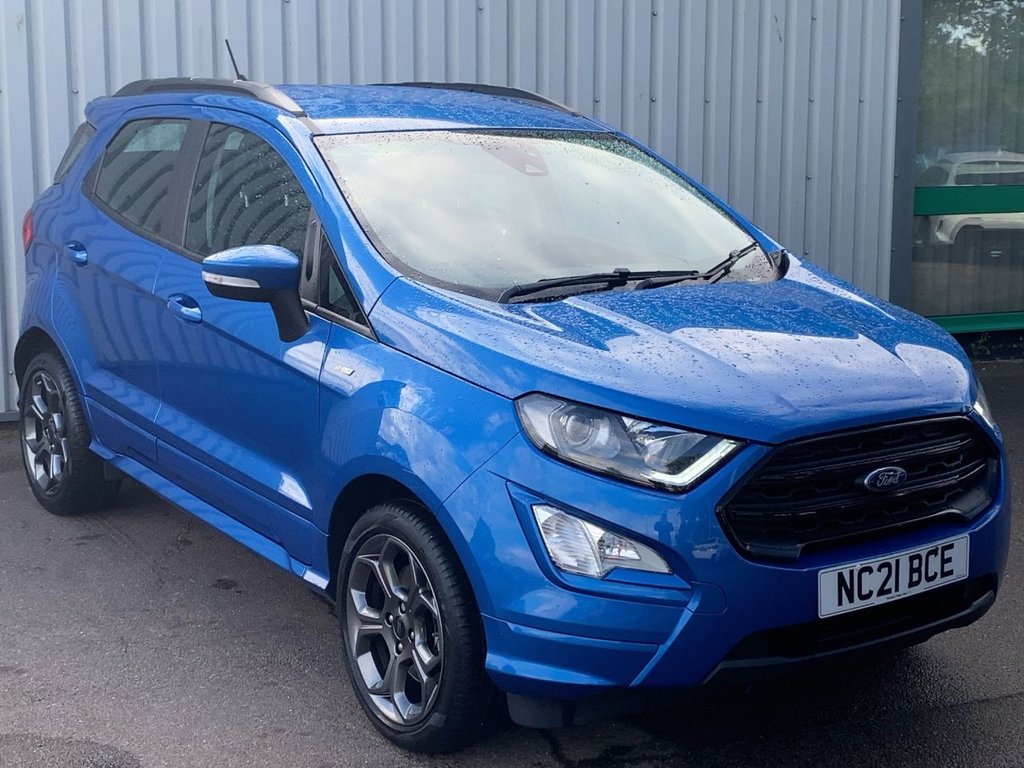 USED 2021 21 FORD ECOSPORT 1.0T EcoBoost GPF ST-Line SUV 5dr Petrol Manual Euro 6 (s/s) (140 ps) CARPLAY+NAV+CAMERA+WINTER PACK