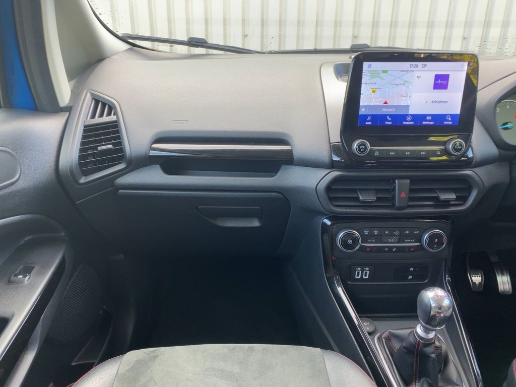 USED 2021 21 FORD ECOSPORT 1.0T EcoBoost GPF ST-Line SUV 5dr Petrol Manual Euro 6 (s/s) (140 ps) CARPLAY+NAV+CAMERA+WINTER PACK