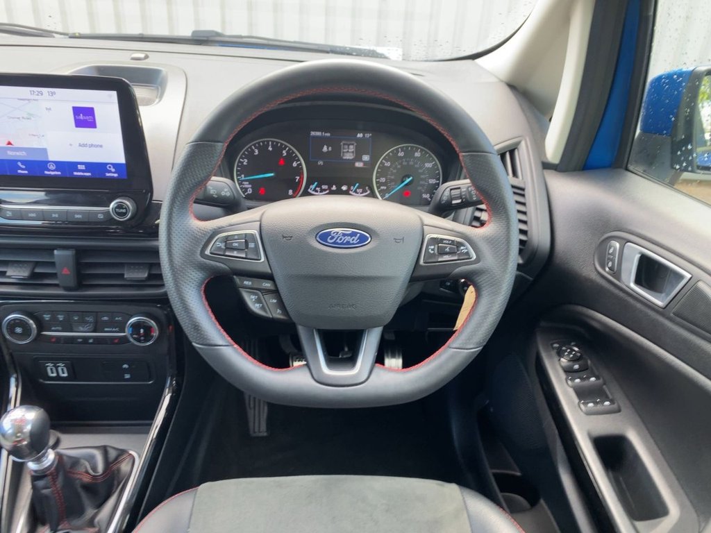 USED 2021 21 FORD ECOSPORT 1.0T EcoBoost GPF ST-Line SUV 5dr Petrol Manual Euro 6 (s/s) (140 ps) CARPLAY+NAV+CAMERA+WINTER PACK
