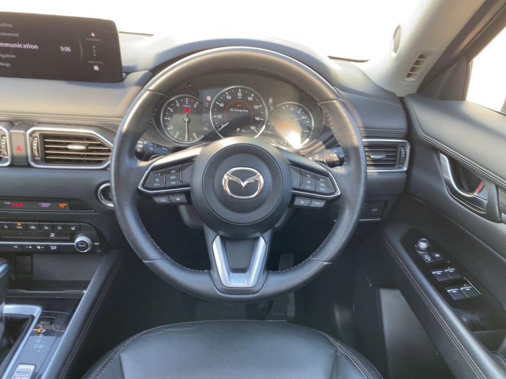 USED 2023 23 MAZDA CX-5 2.0 e-SKYACTIV G MHEV Exclusive-Line SUV 5dr Petrol Auto Euro 6 (s/s) (165 ps) MACHINE GREY+1 OWNER+LEATHER SEATS