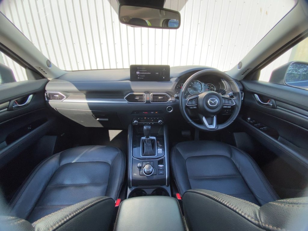 USED 2023 23 MAZDA CX-5 2.0 e-SKYACTIV G MHEV Exclusive-Line SUV 5dr Petrol Auto Euro 6 (s/s) (165 ps) MACHINE GREY+1 OWNER+LEATHER SEATS