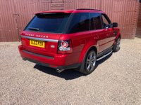USED 2012 62 LAND ROVER RANGE ROVER SPORT 3.0 SD V6 HSE Red SUV 5dr Diesel Auto 4WD Euro 5 (255 bhp) 13 SERVICE STAMPS