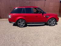 USED 2012 62 LAND ROVER RANGE ROVER SPORT 3.0 SD V6 HSE Red SUV 5dr Diesel Auto 4WD Euro 5 (255 bhp) 13 SERVICE STAMPS