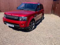 USED 2012 62 LAND ROVER RANGE ROVER SPORT 3.0 SD V6 HSE Red SUV 5dr Diesel Auto 4WD Euro 5 (255 bhp) 13 SERVICE STAMPS