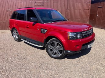 2012 LAND ROVER RANGE ROVER SPORT 3.0 SD V6 HSE Red SUV 5dr Diesel Auto 4WD Euro 5 (255 bhp) &pound;7995.00