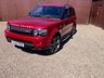 USED 2012 62 LAND ROVER RANGE ROVER SPORT 3.0 SD V6 HSE Red SUV 5dr Diesel Auto 4WD Euro 5 (255 bhp) 13 SERVICE STAMPS