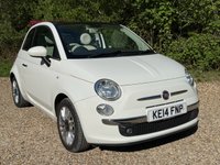 USED 2014 14 FIAT 500C 1.2 Lounge Convertible 2dr Petrol Manual Euro 6 (s/s) (69 bhp) 