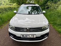 USED 2017 67 VOLKSWAGEN TIGUAN 2.0 TDI R-Line SUV 5dr Diesel Manual 4Motion Euro 6 (s/s) (150 ps) + SERVICE HISTORY + 20" ALLOY WHEELS + SIX (6) SPEED MANUAL GEARBOX + DAYTIME RUNNING LIGHTS + SUN ROOF + 4MOTION - ( 4 WHEEL DRIVE) + SATELLITE NAVIGATION + 1/2 LEATHER SEATS + HEATED FRONT SEATS + AUTO HEADLIGHTS + FRONT AND REAR PARKING SENSORS + DUAL CLIMATE CONTROL + CRUISE CONTROL + BLUETOOTH / TELEPHONE PREPARATION + RADIO / USB / DAB / MP3 PLAYER + MUCH MUCH MORE...