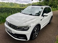 USED 2017 67 VOLKSWAGEN TIGUAN 2.0 TDI R-Line SUV 5dr Diesel Manual 4Motion Euro 6 (s/s) (150 ps) + SERVICE HISTORY + 20" ALLOY WHEELS + SIX (6) SPEED MANUAL GEARBOX + DAYTIME RUNNING LIGHTS + SUN ROOF + 4MOTION - ( 4 WHEEL DRIVE) + SATELLITE NAVIGATION + 1/2 LEATHER SEATS + HEATED FRONT SEATS + AUTO HEADLIGHTS + FRONT AND REAR PARKING SENSORS + DUAL CLIMATE CONTROL + CRUISE CONTROL + BLUETOOTH / TELEPHONE PREPARATION + RADIO / USB / DAB / MP3 PLAYER + MUCH MUCH MORE...