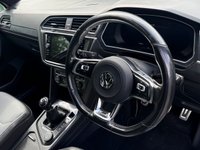 USED 2017 67 VOLKSWAGEN TIGUAN 2.0 TDI R-Line SUV 5dr Diesel Manual 4Motion Euro 6 (s/s) (150 ps) + SERVICE HISTORY + 20" ALLOY WHEELS + SIX (6) SPEED MANUAL GEARBOX + DAYTIME RUNNING LIGHTS + SUN ROOF + 4MOTION - ( 4 WHEEL DRIVE) + SATELLITE NAVIGATION + 1/2 LEATHER SEATS + HEATED FRONT SEATS + AUTO HEADLIGHTS + FRONT AND REAR PARKING SENSORS + DUAL CLIMATE CONTROL + CRUISE CONTROL + BLUETOOTH / TELEPHONE PREPARATION + RADIO / USB / DAB / MP3 PLAYER + MUCH MUCH MORE...