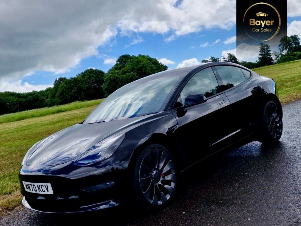 USED 2020 70 TESLA Model 3 (Dual Motor) Performance Saloon 4dr Electric Auto 4WDE (Performance Upgrade) (449 bhp) Saloon