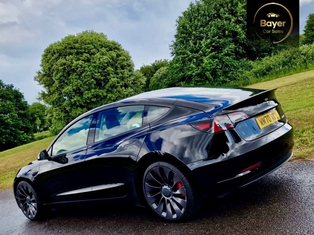 USED 2020 70 TESLA Model 3 (Dual Motor) Performance Saloon 4dr Electric Auto 4WDE (Performance Upgrade) (449 bhp) Saloon
