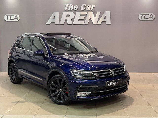 View our Volkswagen Tiguan 2.0 TDI BlueMotion Tech R-Line SUV 5dr Diesel DSG 4Motion Euro 6 (s/s) (150 ps)