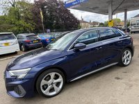 USED 2021 21 AUDI A3 1.0 TFSI 30 S line Sportback 5dr Petrol Manual Euro 6 (s/s) (110 ps) 