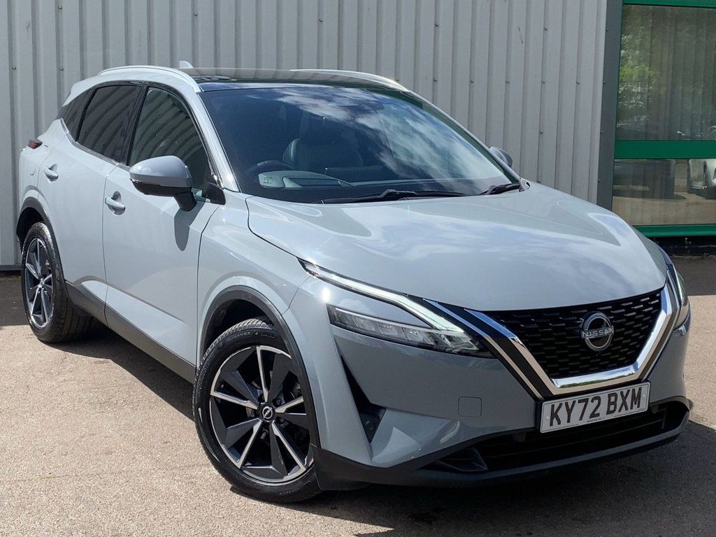USED 2022 72 NISSAN QASHQAI 1.3 DIG-T MHEV Tekna SUV 5dr Petrol Hybrid XTRON Euro 6 (s/s) (158 ps) *CARPLAY+NAV+CAMERA+PAN ROOF*