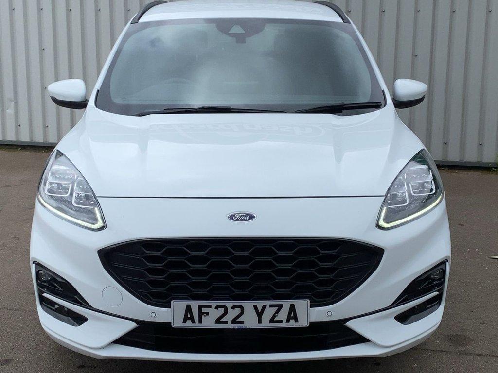 USED 2022 22 FORD KUGA 2.5h Duratec ST-Line Edition SUV 5dr Petrol Hybrid CVT Euro 6 (s/s) (190 ps) **1 OWNER+FROZEN WHITE+2 KEYS+FSH**