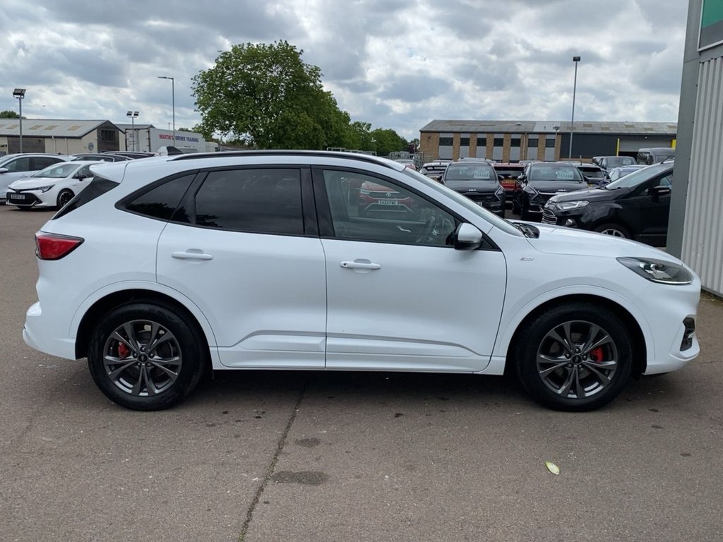 USED 2022 22 FORD KUGA 2.5h Duratec ST-Line Edition SUV 5dr Petrol Hybrid CVT Euro 6 (s/s) (190 ps) **1 OWNER+FROZEN WHITE+2 KEYS+FSH**