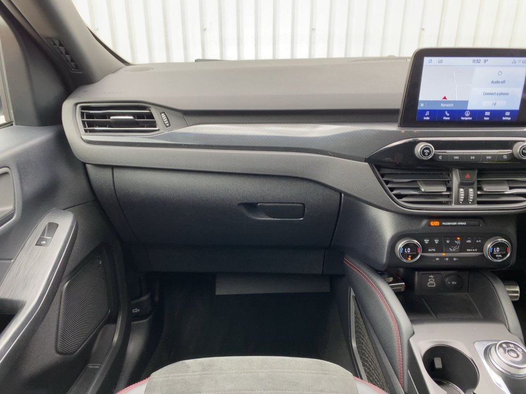 USED 2022 22 FORD KUGA 2.5h Duratec ST-Line Edition SUV 5dr Petrol Hybrid CVT Euro 6 (s/s) (190 ps) **1 OWNER+FROZEN WHITE+2 KEYS+FSH**