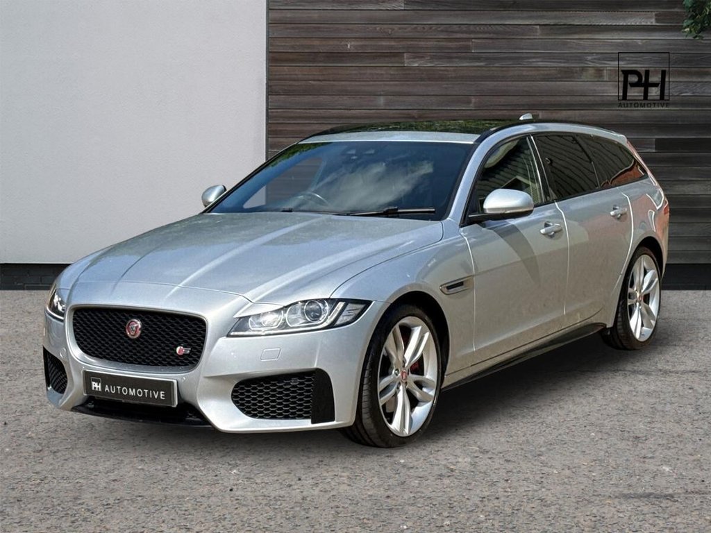 USED 2018 68 JAGUAR XF 3.0d V6 S Sportbrake 5dr Diesel Auto Euro 6 (s/s) (300 ps) PANORAMIC ROOF|TOW BAR|PRIVACY