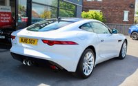 PRE-OWNED 2016 16 JAGUAR F-TYPE 3.0 V6 Coupe 2dr Petrol Auto Euro 6 (s/s) (340 ps) Polaris White, Black Leather and Suede Cloth, Panoramic Glass Sunroof (&pound;1280 option), Cruise Control With Adaptive Speed Limiter (&pound;360 option), Switchable Active Sports Exhaust (&pound;360 option), Reverse Park Camera With Guidance (&pound;265 option), Front Parking Aid (&pound;250 option), Satalite Navigation, Auto Dimming Rear View Mirror, Bluetooth, DAB Radio, Dynamic Mode, Rain Sensing Windscreen Wipers, Deployable Rear Spoiler, Sports Seats, Electric Adjustable Steering Column, Tyre Pressure Monitor, 2 Keys