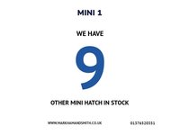 USED 2015 65 MINI HATCH 1.5 Cooper Hatchback 5dr Petrol Manual Euro 6 (s/s) (136 ps) Low Mileage High Spec