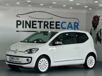 USED 2012 12 VOLKSWAGEN UP! 1.0 up! White Hatchback 3dr Petrol Manual Euro 5 (75 ps) 