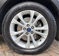 USED 2017 67 FORD KUGA 2.0 TDCi Titanium SUV 5dr Diesel Manual Euro 6 (s/s) (150 ps) This 2017 Ford Kuga Titanium finished in Metallic Grey has covered 63k miles and comes with a good service history, recently serviced on 31st January 2026.  Sat nav & Bluetooth - Cruise control - Rear parking sensors - Heated front screen - Climate control - Electric folding mirrors  A comfortable, practical SUV that&rsquo;s ULEZ & CAZ compliant and ready to drive away.