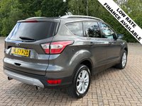 USED 2017 67 FORD KUGA 2.0 TDCi Titanium SUV 5dr Diesel Manual Euro 6 (s/s) (150 ps) This 2017 Ford Kuga Titanium finished in Metallic Grey has covered 63k miles and comes with a good service history, recently serviced on 31st January 2026.  Sat nav & Bluetooth - Cruise control - Rear parking sensors - Heated front screen - Climate control - Electric folding mirrors  A comfortable, practical SUV that&rsquo;s ULEZ & CAZ compliant and ready to drive away.