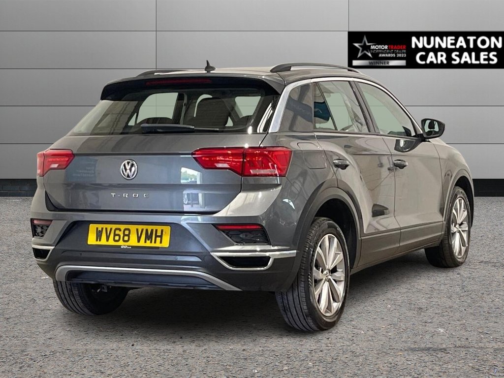 USED 2018 VOLKSWAGEN T-ROC 1.0 TSI SE SUV 5dr Petrol Manual Euro 6 (s/s) (115 ps) ULEZ COMPLIANT