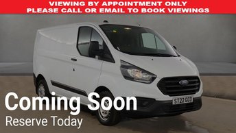 2022 FORD TRANSIT CUSTOM 2.0 260 EcoBlue Leader Panel Van 5dr Diesel Manual L1 H1 Euro 6 (s/s) (105 ps) &pound;12995.00