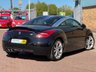 USED 2010 10 PEUGEOT RCZ 1.6 THP GT Coupe Nera Black Petrol Manual Euro 5 (156 ps) Low Low Mileage RCZ with lovely spec inc Climate control Heated Leather Seats Front & Rear Parking Sensors