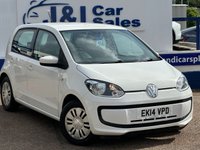 USED 2014 14 VOLKSWAGEN UP! 1.0 Move up! Hatchback 5dr Petrol Manual Euro 5 (60 ps) GREAT SERVICE HISTORY WITH THIS CAR