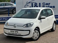 USED 2014 14 VOLKSWAGEN UP! 1.0 Move up! Hatchback 5dr Petrol Manual Euro 5 (60 ps) GREAT SERVICE HISTORY WITH THIS CAR