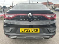 USED 2022 22 RENAULT ARKANA 1.3 TCe MHEV r.s. line SUV 5dr Petrol EDC 2WD Euro 6 (s/s) (140 ps) SERVICE HISTORY* 3 STAMPS* AUTOMATIC* PADDLE SHIFT* PART LEATHER AND SUEDE INTERIOR* SAT NAV* REVERSING CAMERA* CRUISE CONTROL* HEATED STEERING WHEEL* HEATED FRONT SEATS* AUTO START/STOP* AUTO HOLD* ELECTRIC HANDBRAKE*