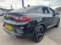 USED 2022 22 RENAULT ARKANA 1.3 TCe MHEV r.s. line SUV 5dr Petrol EDC 2WD Euro 6 (s/s) (140 ps) SERVICE HISTORY* 3 STAMPS* AUTOMATIC* PADDLE SHIFT* PART LEATHER AND SUEDE INTERIOR* SAT NAV* REVERSING CAMERA* CRUISE CONTROL* HEATED STEERING WHEEL* HEATED FRONT SEATS* AUTO START/STOP* AUTO HOLD* ELECTRIC HANDBRAKE*