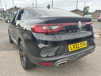 USED 2022 22 RENAULT ARKANA 1.3 TCe MHEV r.s. line SUV 5dr Petrol EDC 2WD Euro 6 (s/s) (140 ps) SERVICE HISTORY* 3 STAMPS* AUTOMATIC* PADDLE SHIFT* PART LEATHER AND SUEDE INTERIOR* SAT NAV* REVERSING CAMERA* CRUISE CONTROL* HEATED STEERING WHEEL* HEATED FRONT SEATS* AUTO START/STOP* AUTO HOLD* ELECTRIC HANDBRAKE*