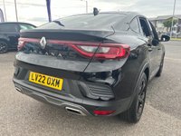 USED 2022 22 RENAULT ARKANA 1.3 TCe MHEV r.s. line SUV 5dr Petrol EDC 2WD Euro 6 (s/s) (140 ps) SERVICE HISTORY* 3 STAMPS* AUTOMATIC* PADDLE SHIFT* PART LEATHER AND SUEDE INTERIOR* SAT NAV* REVERSING CAMERA* CRUISE CONTROL* HEATED STEERING WHEEL* HEATED FRONT SEATS* AUTO START/STOP* AUTO HOLD* ELECTRIC HANDBRAKE*
