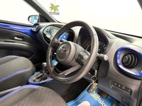 USED 2024 24 TOYOTA AYGO X 1.0 VVT-i Edge Hatchback 5dr Petrol x-shift Euro 6 (s/s) (72 ps) AUTOMATIC, Juniper Blue & Black, Touchscreen Apple CARPLAY, Parking Camera, Privacy Glass, 18" Alloys, 28000 Miles Toyota Services