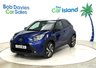 USED 2024 24 TOYOTA AYGO X 1.0 VVT-i Edge Hatchback 5dr Petrol x-shift Euro 6 (s/s) (72 ps) AUTOMATIC, Juniper Blue & Black, Touchscreen Apple CARPLAY, Parking Camera, Privacy Glass, 18" Alloys, 28000 Miles Toyota Services