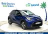 USED 2024 24 TOYOTA AYGO X 1.0 VVT-i Edge Hatchback 5dr Petrol x-shift Euro 6 (s/s) (72 ps) AUTOMATIC, Juniper Blue & Black, Touchscreen Apple CARPLAY, Parking Camera, Privacy Glass, 18" Alloys, 28000 Miles Toyota Services