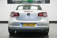 USED 2008 58 VOLKSWAGEN EOS 2.0 TDI CR Sport Cabriolet Euro 4 2dr Full Red Leather