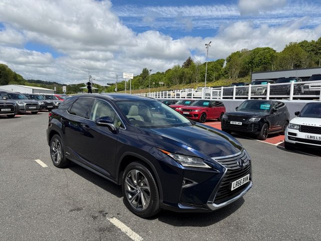 View our Lexus RX 450h V6 Premier SUV 3.5 Petrol Hybrid CVT 4WD Euro 6 (s/s) (313 ps)