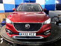 USED 2022 22 MG MG HS 1.5 T-GDI 16.6kWh Exclusive SUV 5dr Petrol Plug-in Hybrid Auto Euro 6 (s/s) (258 ps) A stunning example of this very highly prized petrol hybrid automatic  Suv finished in Dynamic Red complimented with 18" 5 twin spoke alloys .This car comes fully serviced with full 12 months mot and comes equipped with panoramic glass roof with sunroof ,rear parking sensors with reverse camera , full electric tailgate ,detachable towbar ,keyless entry and go ,adaptive cruise control ad speed limiter .on board computer ,touch screen satellite navigation ,Dab stereo with usb input ,dual zone digi