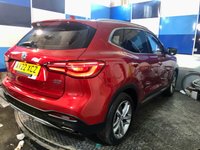 USED 2022 22 MG MG HS 1.5 T-GDI 16.6kWh Exclusive SUV 5dr Petrol Plug-in Hybrid Auto Euro 6 (s/s) (258 ps) A stunning example of this very highly prized petrol hybrid automatic  Suv finished in Dynamic Red complimented with 18" 5 twin spoke alloys .This car comes fully serviced with full 12 months mot and comes equipped with panoramic glass roof with sunroof ,rear parking sensors with reverse camera , full electric tailgate ,detachable towbar ,keyless entry and go ,adaptive cruise control ad speed limiter .on board computer ,touch screen satellite navigation ,Dab stereo with usb input ,dual zone digi