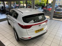 USED 2018 18 KIA SPORTAGE 1.6 GDi 1 SUV 5dr Petrol Manual Euro 6 (s/s) (130 bhp) ARCTIC WHITE / BLACK CLOTH TRIM / AIRCON / ELECTRIC WINDOWS X4 / ELECTRIC MIRRORS / CRUISE CONTROL / SPEED LIMITER / FM AM DAB CD TUNER / AUX / USB / BLUETOOTH / REMOTE CENTRAL LOCKING / REAR WASH/WIPE / 16" SILVER FINISH ALLOY WHEELS / SERVICE HISTORY