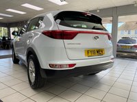 USED 2018 18 KIA SPORTAGE 1.6 GDi 1 SUV 5dr Petrol Manual Euro 6 (s/s) (130 bhp) ARCTIC WHITE / BLACK CLOTH TRIM / AIRCON / ELECTRIC WINDOWS X4 / ELECTRIC MIRRORS / CRUISE CONTROL / SPEED LIMITER / FM AM DAB CD TUNER / AUX / USB / BLUETOOTH / REMOTE CENTRAL LOCKING / REAR WASH/WIPE / 16" SILVER FINISH ALLOY WHEELS / SERVICE HISTORY