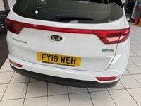 USED 2018 18 KIA SPORTAGE 1.6 GDi 1 SUV 5dr Petrol Manual Euro 6 (s/s) (130 bhp) ARCTIC WHITE / BLACK CLOTH TRIM / AIRCON / ELECTRIC WINDOWS X4 / ELECTRIC MIRRORS / CRUISE CONTROL / SPEED LIMITER / FM AM DAB CD TUNER / AUX / USB / BLUETOOTH / REMOTE CENTRAL LOCKING / REAR WASH/WIPE / 16" SILVER FINISH ALLOY WHEELS / SERVICE HISTORY