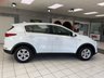 USED 2018 18 KIA SPORTAGE 1.6 GDi 1 SUV 5dr Petrol Manual Euro 6 (s/s) (130 bhp) ARCTIC WHITE / BLACK CLOTH TRIM / AIRCON / ELECTRIC WINDOWS X4 / ELECTRIC MIRRORS / CRUISE CONTROL / SPEED LIMITER / FM AM DAB CD TUNER / AUX / USB / BLUETOOTH / REMOTE CENTRAL LOCKING / REAR WASH/WIPE / 16" SILVER FINISH ALLOY WHEELS / SERVICE HISTORY