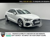 USED 2022 22 AUDI A3 1.0 TFSI 30 S line Saloon 4dr Petrol Manual Euro 6 (s/s) (110 ps) FULL SERVICE HISTORY + SAT NAV